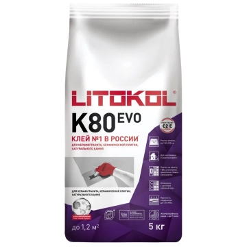 Купить LitoFlex K80-клеевая смесь 5kg Al.bag в Нижнем Новгороде-3