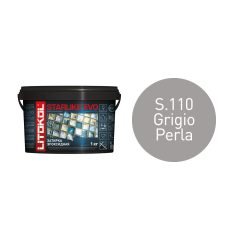 Купить STARLIKE EVO S.110 GRIGIO PERLA затир.смесь (1kg bucket) в Екатеринбурге #2