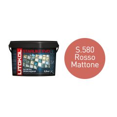 Купить STARLIKE EVO S.580 ROSSO MATTONE затир.смесь (2,5kg bucket) в Екатеринбурге