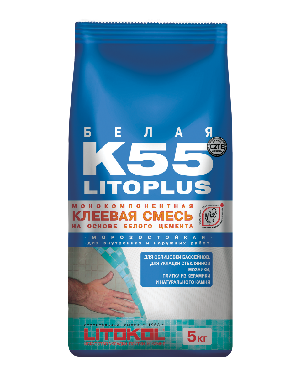 Купить LitoPlus K55-клеевая смесь 5kg Al.bag в Екатеринбурге #2