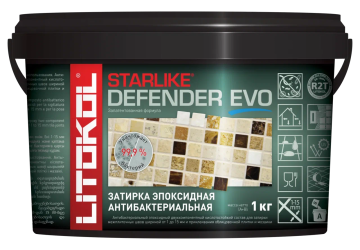 Купить STARLIKE Defender EVO S.240 MOKA эпоксидный состав для укладки и затирки мозаики и керамической плитки 2,0 kg bucket в Самаре
