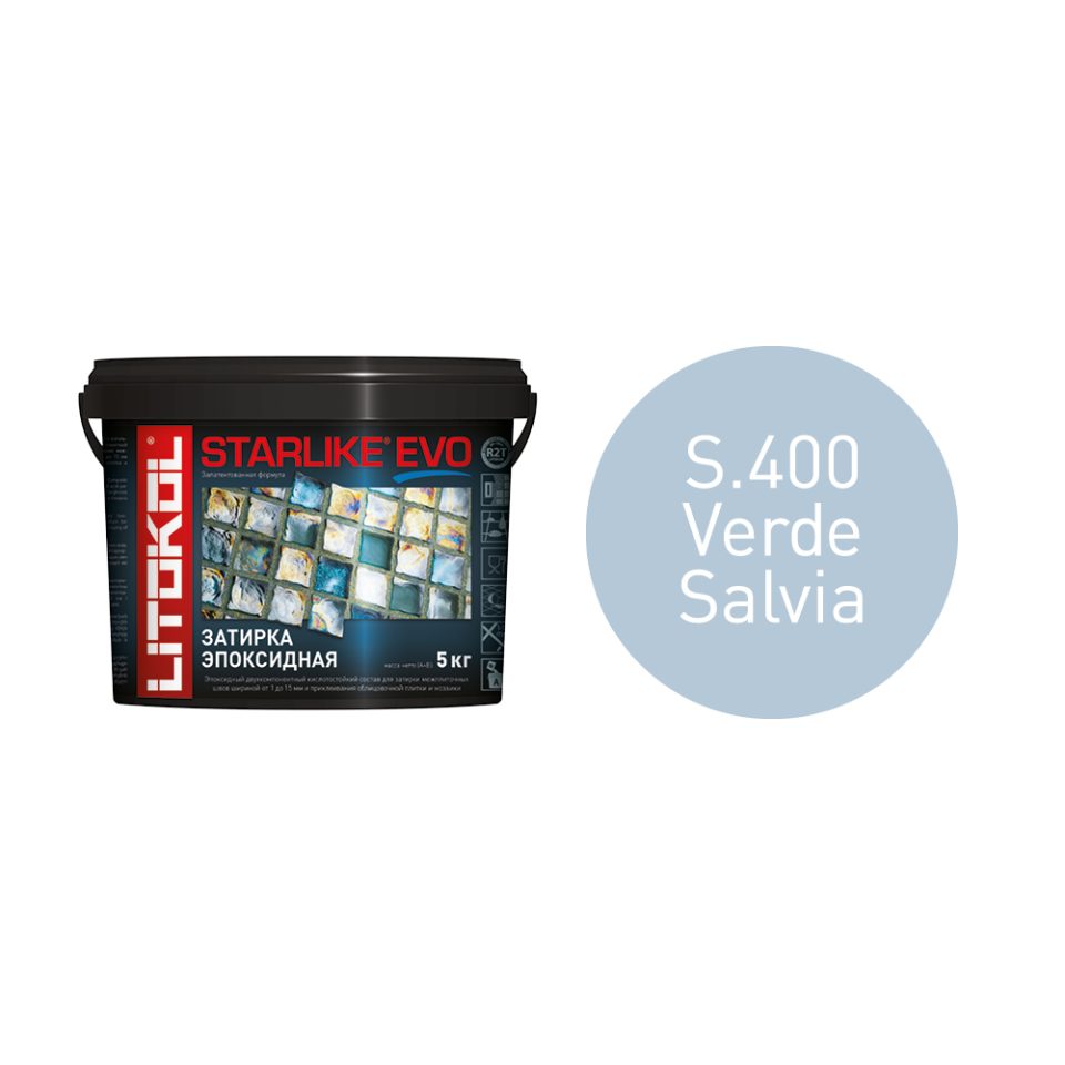 Купить STARLIKE EVO S.400 VERDE SALVIA затир.смесь (5kg bucket) в Екатеринбурге
