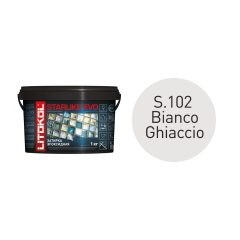 Купить STARLIKE EVO S.102 Bianco Ghiaccio (белый) затир.смесь (1kg bucket) в Екатеринбурге #2