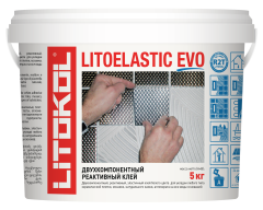 Купить LitoElastic EVO белый-двухкомпонентный клей 5kg bucket в Екатеринбурге