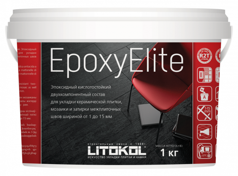 Купить EpoxyElite E.01 ЗЕФИР затир. смесь 1,0 kg bucket в Москве-2