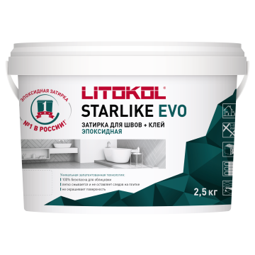 Купить STARLIKE EVO S.202 NATURALE затир.смесь (2,5kg bucket) в Самаре-1