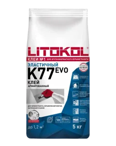 Купить SUPERFLEX K77 серый-клеевая смесь 5kg bag в Екатеринбурге #3