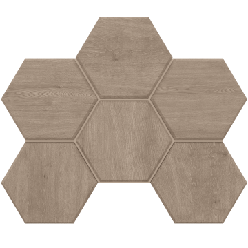 Купить Мозаика CW02 Гексагон 25x28,5x9 непол. в Екатеринбурге
