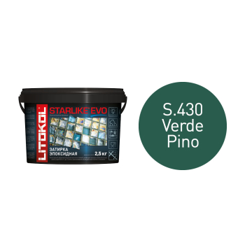 Купить STARLIKE EVO S.430 VERDE PINO затир.смесь (2,5kg bucket) в Санкт-Петербурге-1