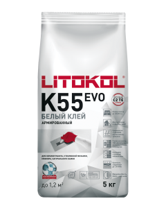 Купить LitoPlus K55-клеевая смесь 5kg Al.bag в Екатеринбурге