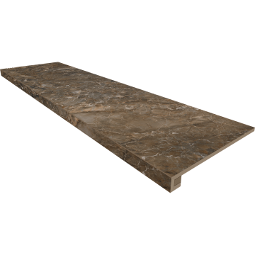 Купить Комплект (Ступень BR04 (33x120x9) непол. (прямоугол. бортик) без насечек + Подступенок (14,5x120x9)) в Екатеринбурге