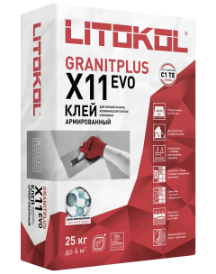 Купить LitoKol X11 EVO серый-клеевая смесь 25kg bag в Екатеринбурге