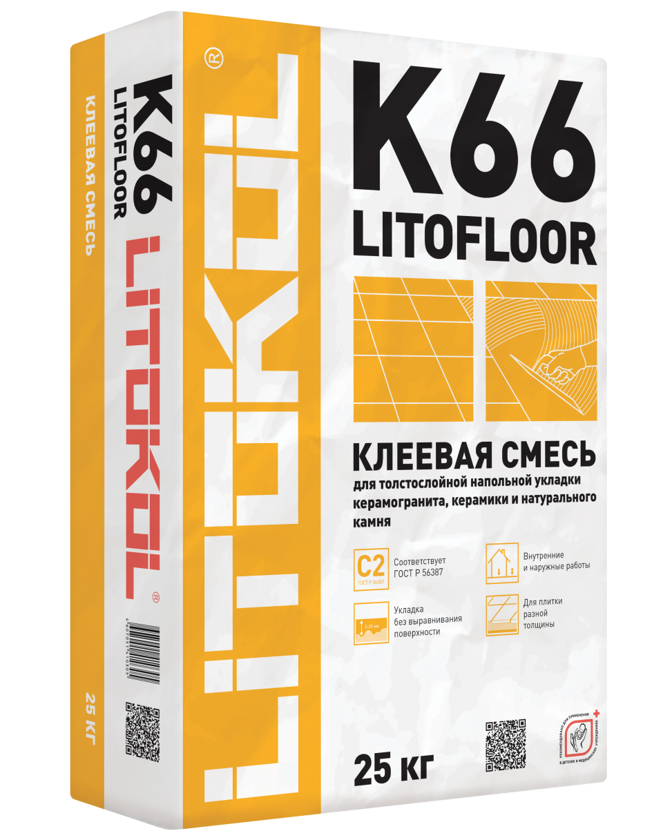 Купить LitoFloor K66-клеевая смесь 25kg bag в Екатеринбурге #2