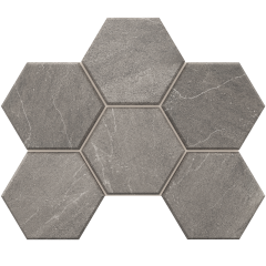Купить Мозаика GB02 Гексагон 25x28,5x9 непол. в Екатеринбурге