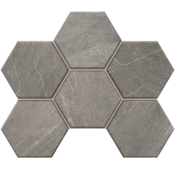 Купить Мозаика GB02 Гексагон 25x28,5x9 непол. в Екатеринбурге
