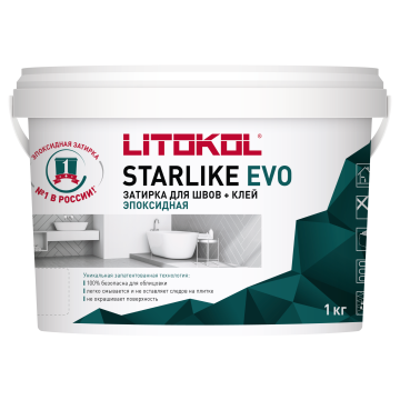 STARLIKE EVO S.210 GREIGE затир.смесь (1kg bucket)
