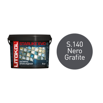 Купить STARLIKE EVO S.140 NERO GRAFITE затир.смесь (5kg bucket) в Воронеже-1