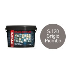 Купить STARLIKE EVO S.120 GRIGIO PIOMBO затир.смесь (2,5kg bucket) в Екатеринбурге #2