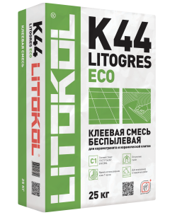 Купить Litogres К44 ECO- беспылевая клеевая смесь 25kg bag в Екатеринбурге