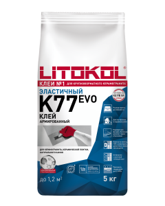 Купить SUPERFLEX K77 серый-клеевая смесь 5kg bag в Екатеринбурге