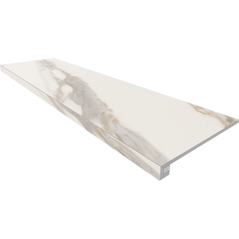 Купить Комплект (Ступень RM01 (33x120) непол. (прямоугол. бортик) без насечек + Подступенок (14,5x120)) в Екатеринбурге