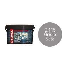 Купить STARLIKE EVO S.115 GRIGIO SETA затир.смесь (1kg bucket) в Екатеринбурге #2