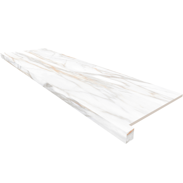 Купить Подоконник фронтальный SM02 33х120 полир. с боковыми выступами в Ростове-на-Дону-1