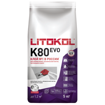 Купить LitoFlex K80-клеевая смесь 5kg Al.bag в Нижнем Новгороде-1