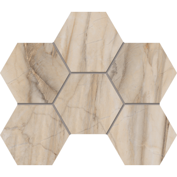 Мозаика BR01 Hexagon 25x28,5 полир.