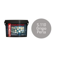 Купить STARLIKE EVO S.110 GRIGIO PERLA затир.смесь (2,5kg bucket) в Екатеринбурге #2