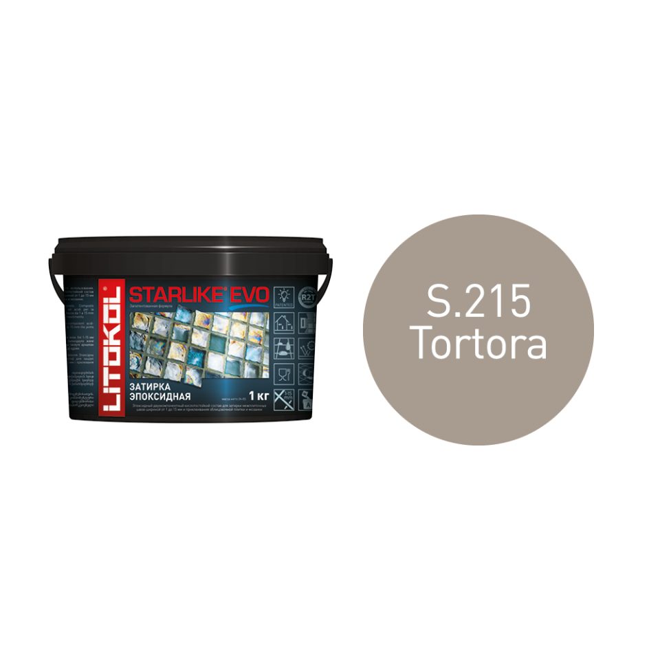 Купить STARLIKE EVO S.215 TORTORA затир.смесь (1kg bucket) в Екатеринбурге