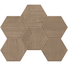 Купить Мозаика CW03 Гексагон 25x28,5x9 непол. в Екатеринбурге