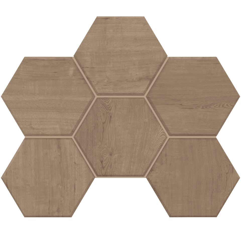 Купить Мозаика CW03 Гексагон 25x28,5x9 непол. в Екатеринбурге