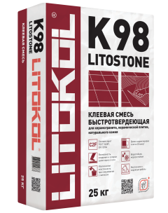 Купить LitoStone К98 серый-клеевая смесь 25kg bag в Екатеринбурге #2